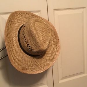 Vintage Gold Coast Sunwear Straw Hat 